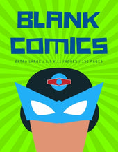 Load image into Gallery viewer, Blank Comics (Large, 150 Pages, Spiral Bound)