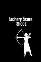 Load image into Gallery viewer, Archery score sheet