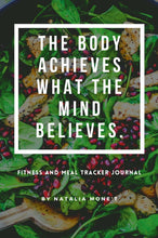 Load image into Gallery viewer, Motivational Fitness Workout Planner & Meal Tracker Journal
