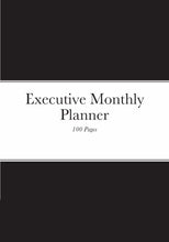 Load image into Gallery viewer, Executive Monthly Planner