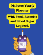 Load image into Gallery viewer, Diabetes Yearly Planner