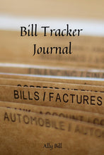 Load image into Gallery viewer, Bill Tracker Journal