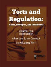 Load image into Gallery viewer, Torts and Regulation: Cases, Principles, and Institutions