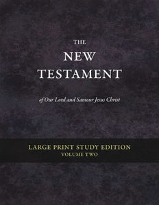 New Testament Study Edition (Large Print, Volume 2)