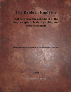 Great Bible of 1540