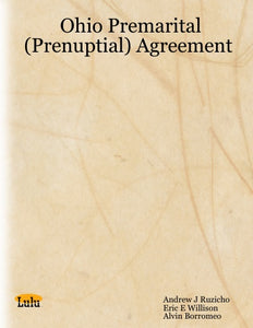 Ohio Premarital (Prenuptial) Agreement