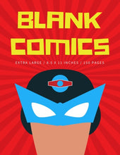 Load image into Gallery viewer, Blank Comics (Large, 150 Pages, Spiral Bound)

