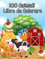 100 Animali Libro da Colorare
