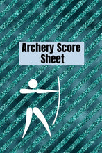 Load image into Gallery viewer, Archery score sheet
