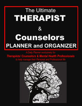 Load image into Gallery viewer, The Ultimate Therapist &amp; Counselors Planner and Organizer
