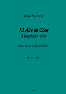 12 Airs de Cour ˆ plusieurs voix