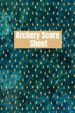Load image into Gallery viewer, Archery score sheet
