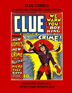 CLUE COMICS VOLUME ONE STANDARD COLOR EDITION