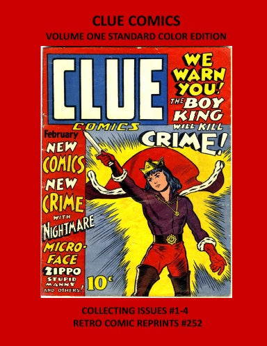 CLUE COMICS VOLUME ONE STANDARD COLOR EDITION