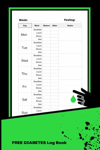 Free Diabetes Log Book
