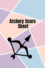Load image into Gallery viewer, Archery score sheet
