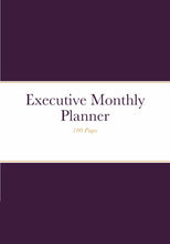 Load image into Gallery viewer, Executive Monthly Planner

