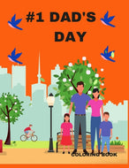 #1 DAD'S DAY: A COLORING BOOK