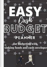 Load image into Gallery viewer, Easy Cash Budget Weekly Planner for Budgeting with Sinking Funds and Cash Envelopes
