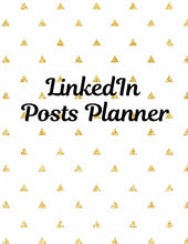 Load image into Gallery viewer, LinkedIn Posts Planner
